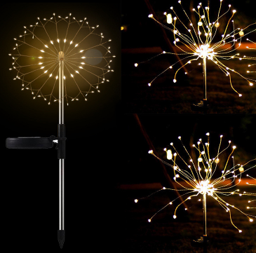 Solar Fireworks Light LED Christmas Lights