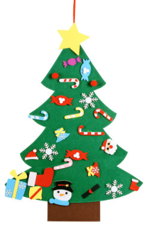 Christmas gifts and gifts DIY felt Christmas tree for children