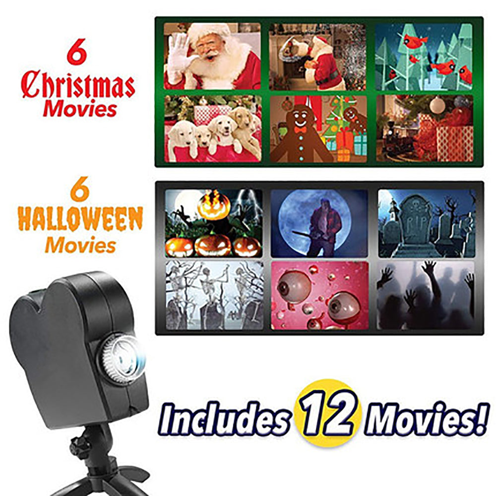 Christmas Projection Lamp with 12 Images