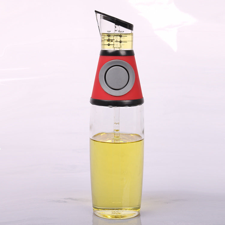 Measurable Glass Bottle Oil Bottle Soy Bottle Kitchenware