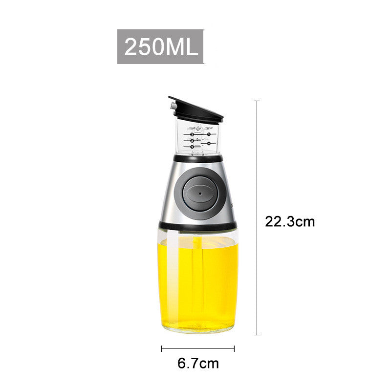 Measurable Glass Bottle Oil Bottle Soy Bottle Kitchenware