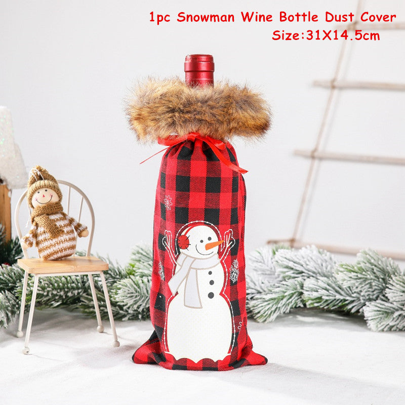 Christmas Wine Bottle Socks