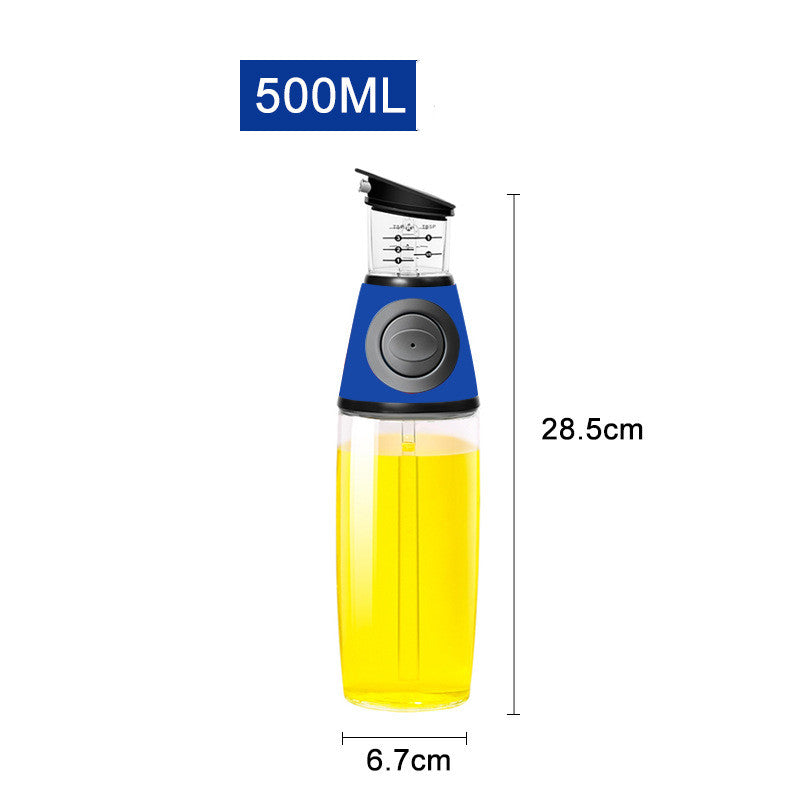 Measurable Glass Bottle Oil Bottle Soy Bottle Kitchenware