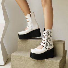 Platform Female Ankle Boots