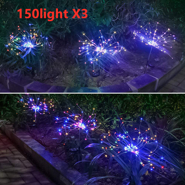 Solar Fireworks Light LED Christmas Lights