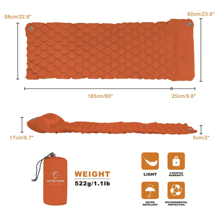 Outdoor Camping Inflatable Honeycomb Mattress