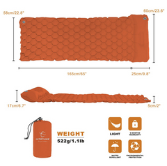 Outdoor Camping Inflatable Honeycomb Mattress