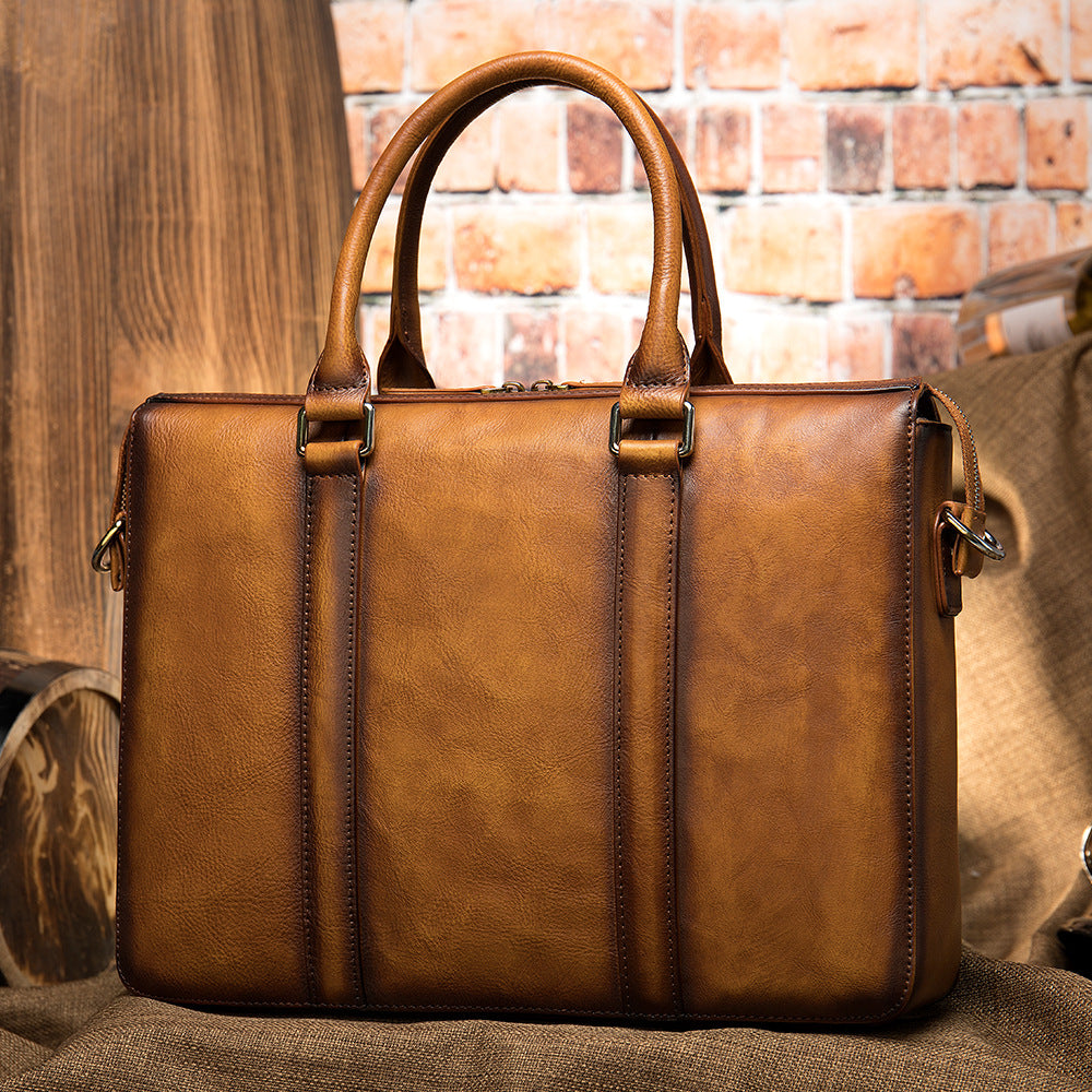 Vintage Men's Leather Briefcase