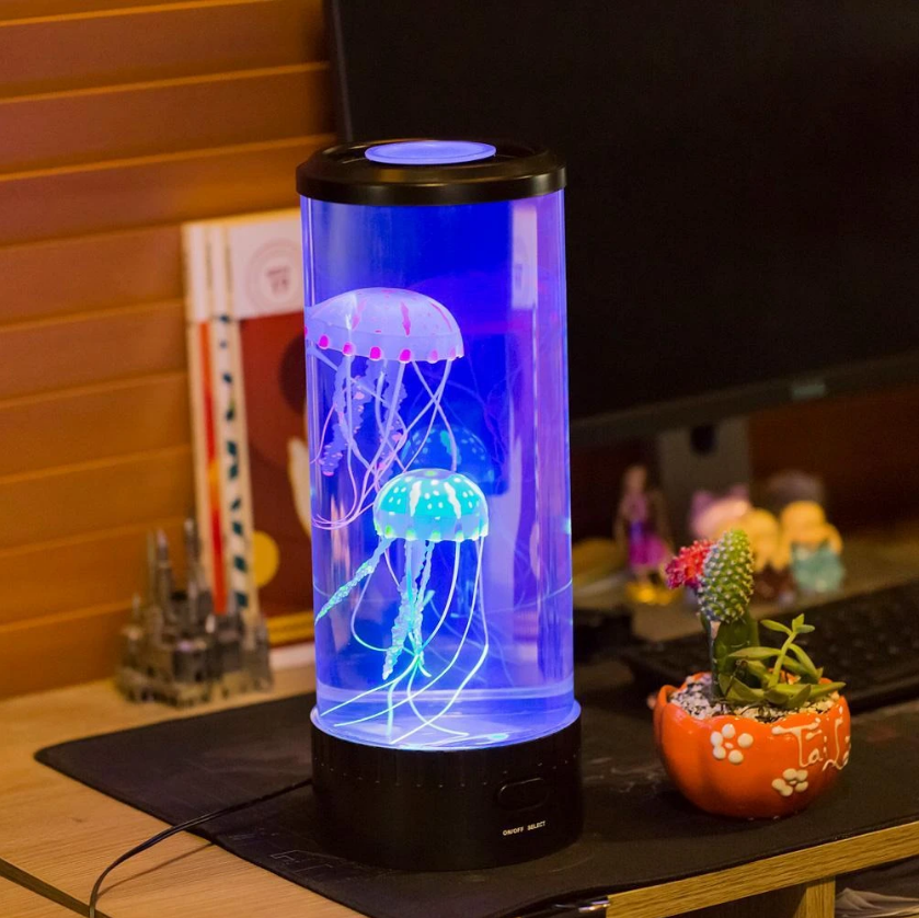 LED Jellyfish Aquarium Lamp Night Light - Shling