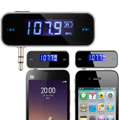 Car FM transmitter Android phone universal 3.5mm aux audio