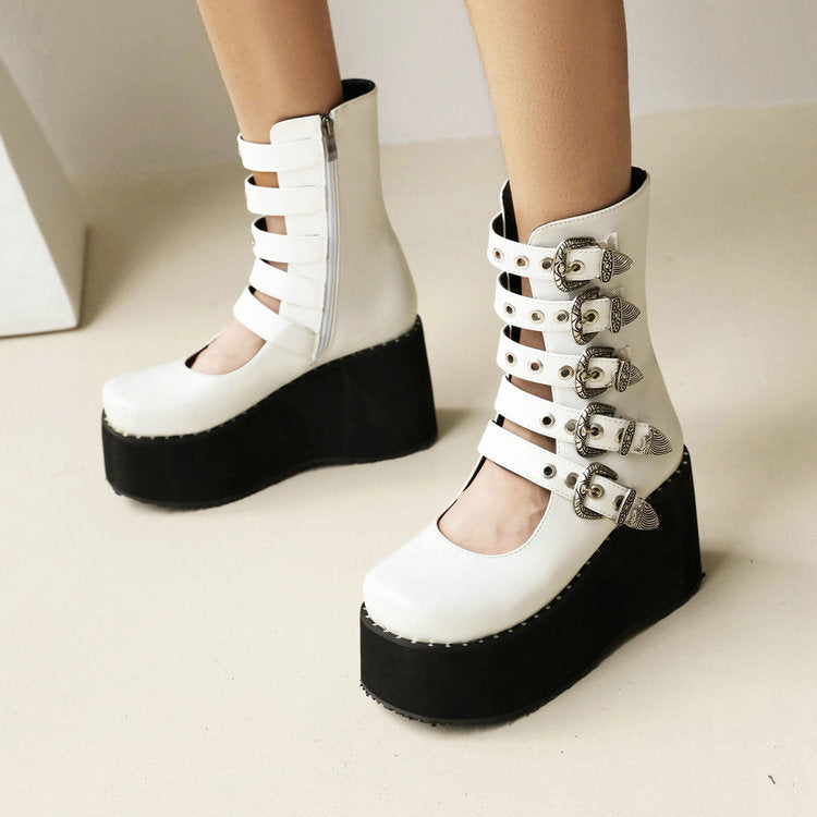 Platform Female Ankle Boots