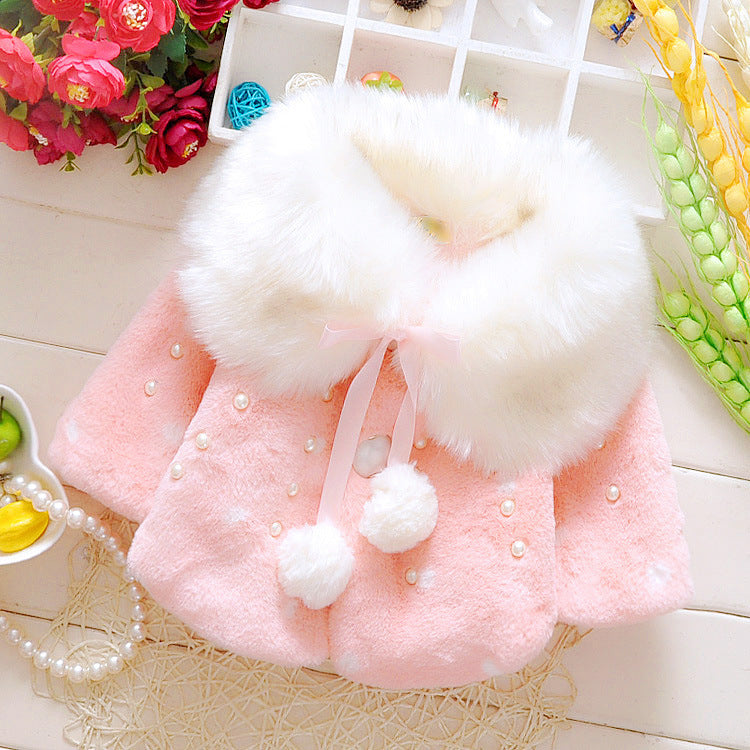 Infant children's jacket with cap