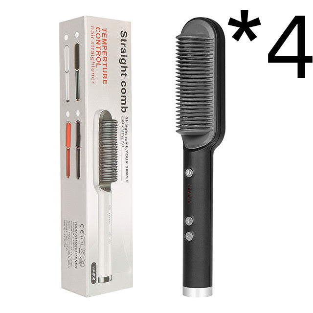 New 2 In 1 Hair Straightener Hot Comb