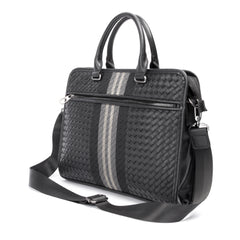 Stitching Woven Business Casual Briefcase