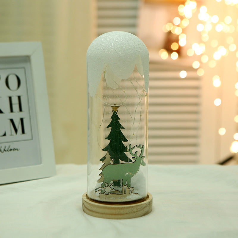 Creative Hanging Frost Christmas Tree Glass Cover