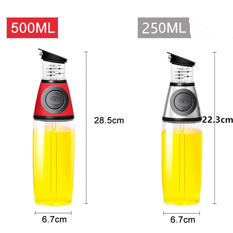 Measurable Glass Bottle Oil Bottle Soy Bottle Kitchenware