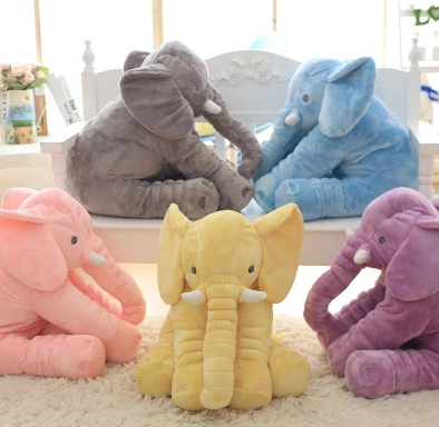 Elephant Doll Pillow