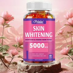 Skin Whitening - Even Out Skin Tone and Enhance Natural Glow, Premium Formula - 60 Gummies