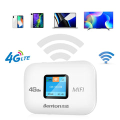 Benton Wifi Router 4G Lte Wireless Portable Unlock Modem Mini Outdoor Hotspot 150mbps Pocket Mifi Sim Card Slot Repeater 3000mah