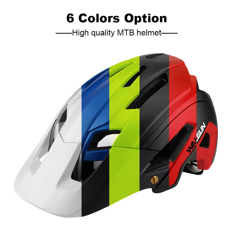 Men women adults off road cycling helmet with visor enduro bicylce helmets