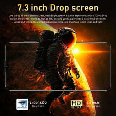 Global VER SmartPhone X5 Pro 7.3 HD Screen Mobile Phone