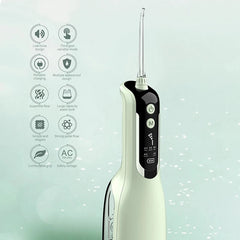 Teeth Oral Irrigator Intelligent Jet Water Flosser Whiten USB Rechargeable 330ml 5mode Waterproof Dental Irrigator