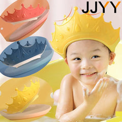 Newest Soft Kids Waterproof Cap Children Bath Shower Cap Crown