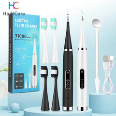 Electric Teeth Whitening Dental Calculus Scaler Plaque Toothbrush Teeth Cleaner