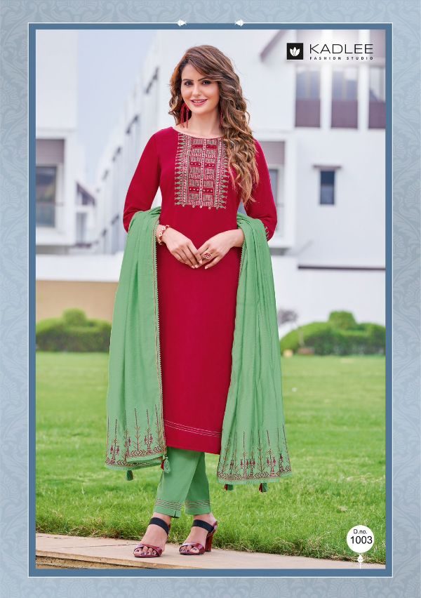 Anupma Viscose Silk With Soft Cotton Inner Straight Viscose Kurti Dupatta