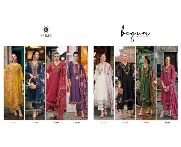 Begum Vol -4 Festival Collection Premium Festive Wear Collection