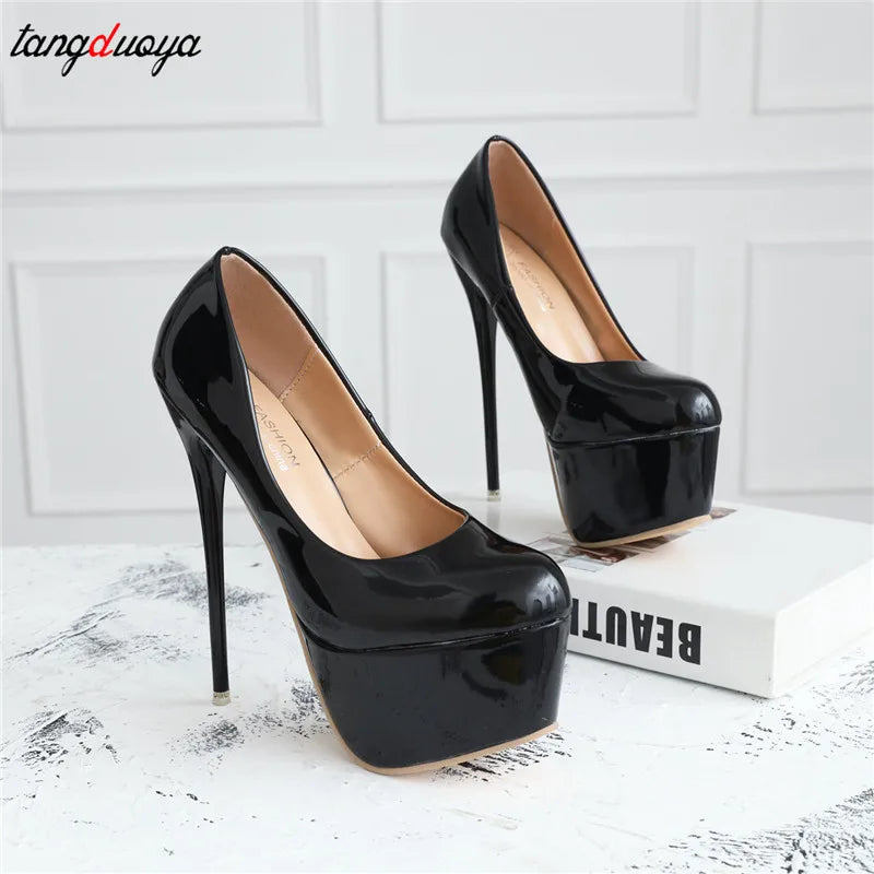 Wedding Party Shoes Pumps For Women 16cm platform high heels women