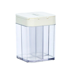 Seasoning Box Four-Divided Transparent Plastic Storage Box