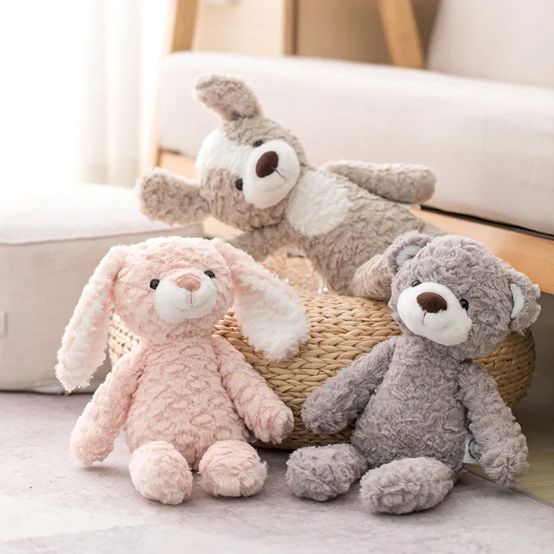 Super Soft Long legs baby appease toy Pink Bunny Grey Grey Bear Dog