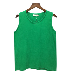 Summer fashion casual Linen Cotton Tanks