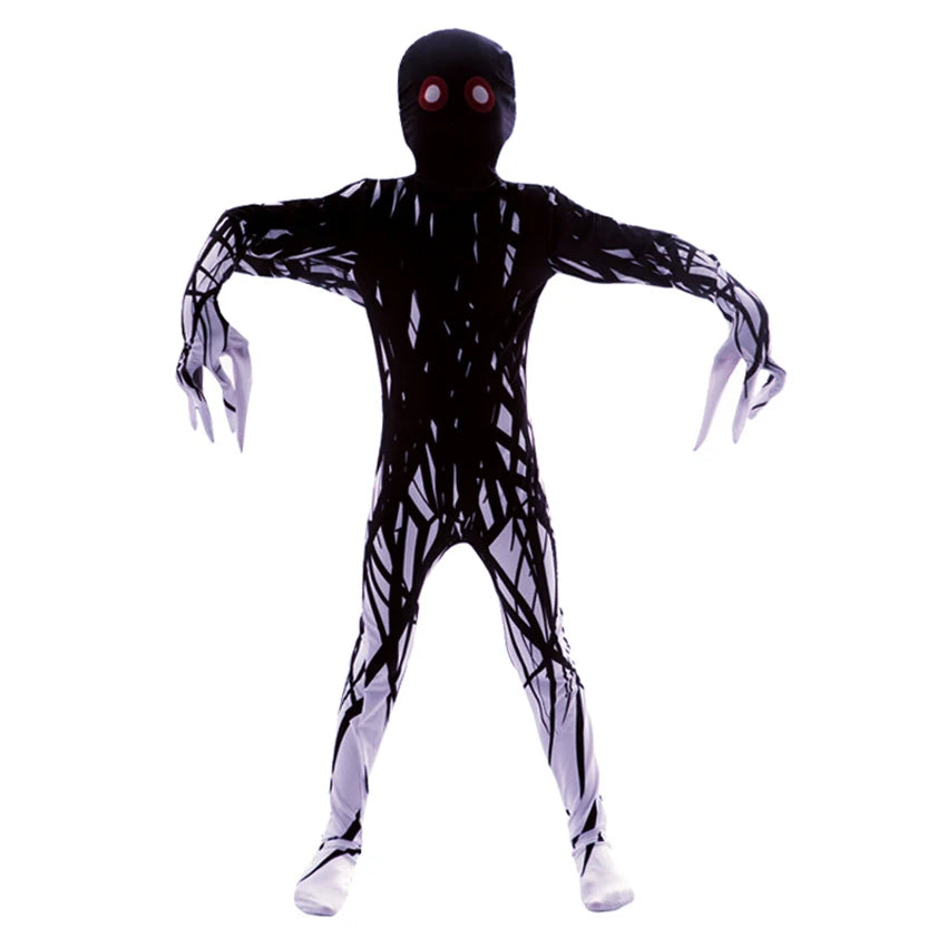 Terror Spider Clown Mutant Altered Dress Zentai Jumpsuits Halloween Costumes for Kid