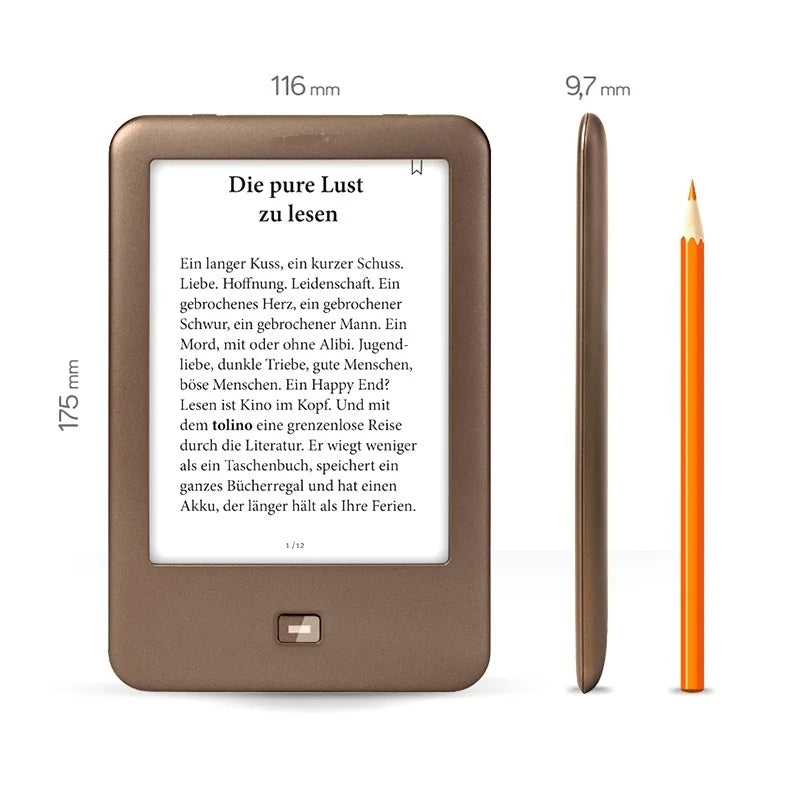 Built in Light e-Book Reader WiFi ebook e-ink 6 inch Touch Screen 1024x758 electronic Book Reader