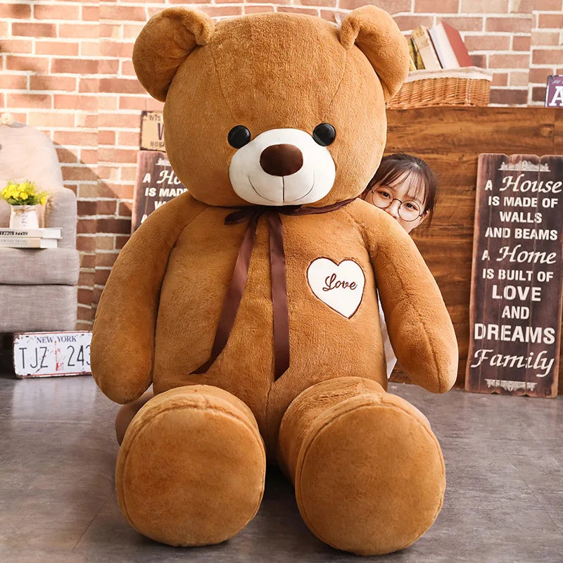 Soft Teddy Bear With Love Popular Birthday Valentine Gifts For Lover