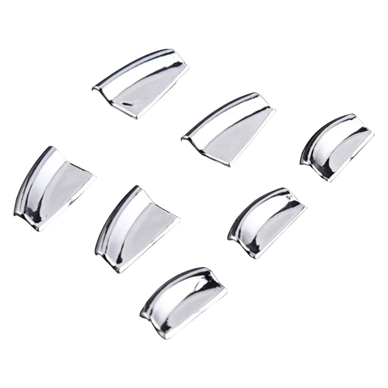 Car Chrome Interior Door Switch Styling Trims for Tesla Model Accessories