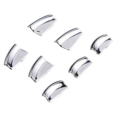 Car Chrome Interior Door Switch Styling Trims for Tesla Model Accessories