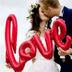 LOVE Letter large size Foil Balloon Anniversary Wedding Valentines Day