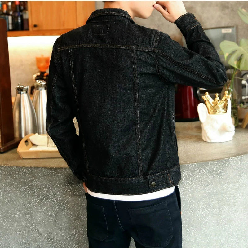 New Fashion Denim Jacket Men's