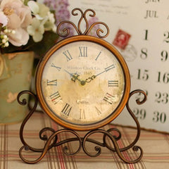 Table Clock Home Bedroom Living Room Office Decor