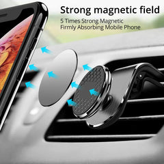 Magnetic Car Phone Holder Stand In Car Air Vent Clip For Hyundai I10 I20 I30 I40 Ix20 Ix35 Ix55 Tucson Santa Fe Santafe