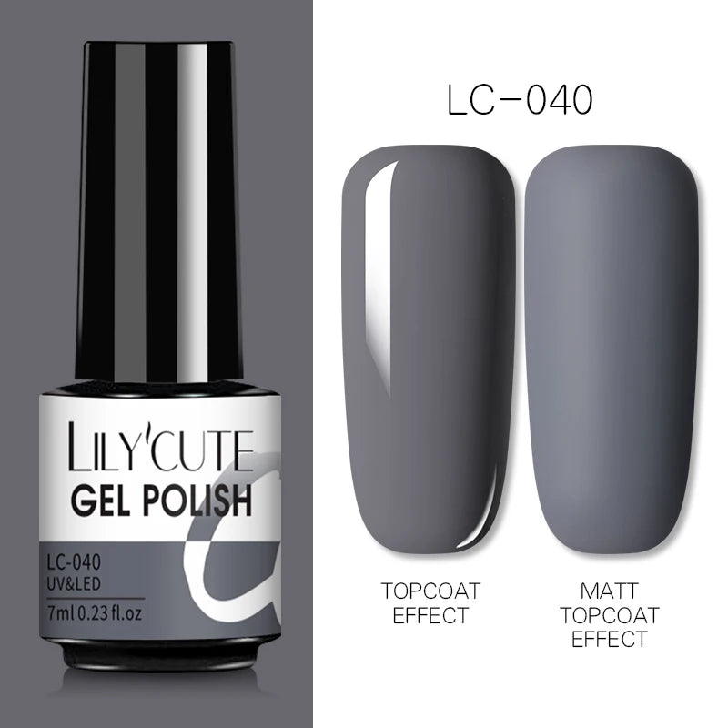 Gel Nail Polish Bright Color Nail Gel Semi Permanent UV Varnish Manicure Soak Off Top Base