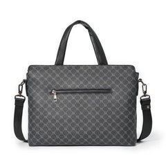 New Business Casual Men Top-Handle Bags Briefcase Men Handbag Fashion Print Shoulder Messenger Bag