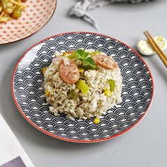 Round Ceramic Dinner Plates for Restaurant, Popular Dinner Plates
