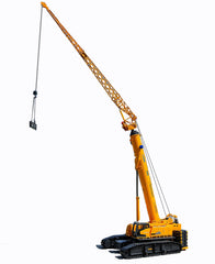 Launch 1:50 XCMG XGC220T Telescopic Crawler Crane Model Track Extend Cab Swing Base Rotate