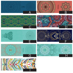 Soft Comfortable Printing Quick-Drying Non-Slip Yoga Mat Towel Gym Yoga Accessories