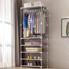 Clothes Stand Clothing Organizer Rack Bedroom Wardrobe