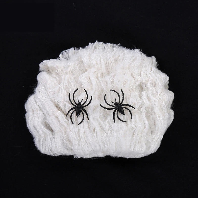 Halloween Decorations Artificial Spider Web Super Stretch Cobwebs